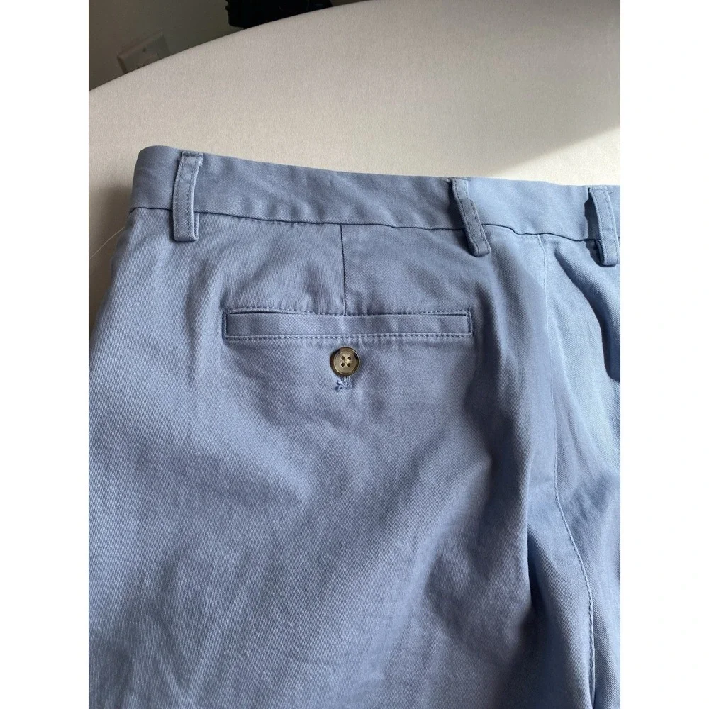 NWT Old Navy Chino Pants Mens 34x30 Blue Harvest Fixed Waist Pleated